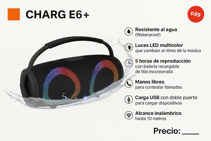 PARLANTE CHARG E6+